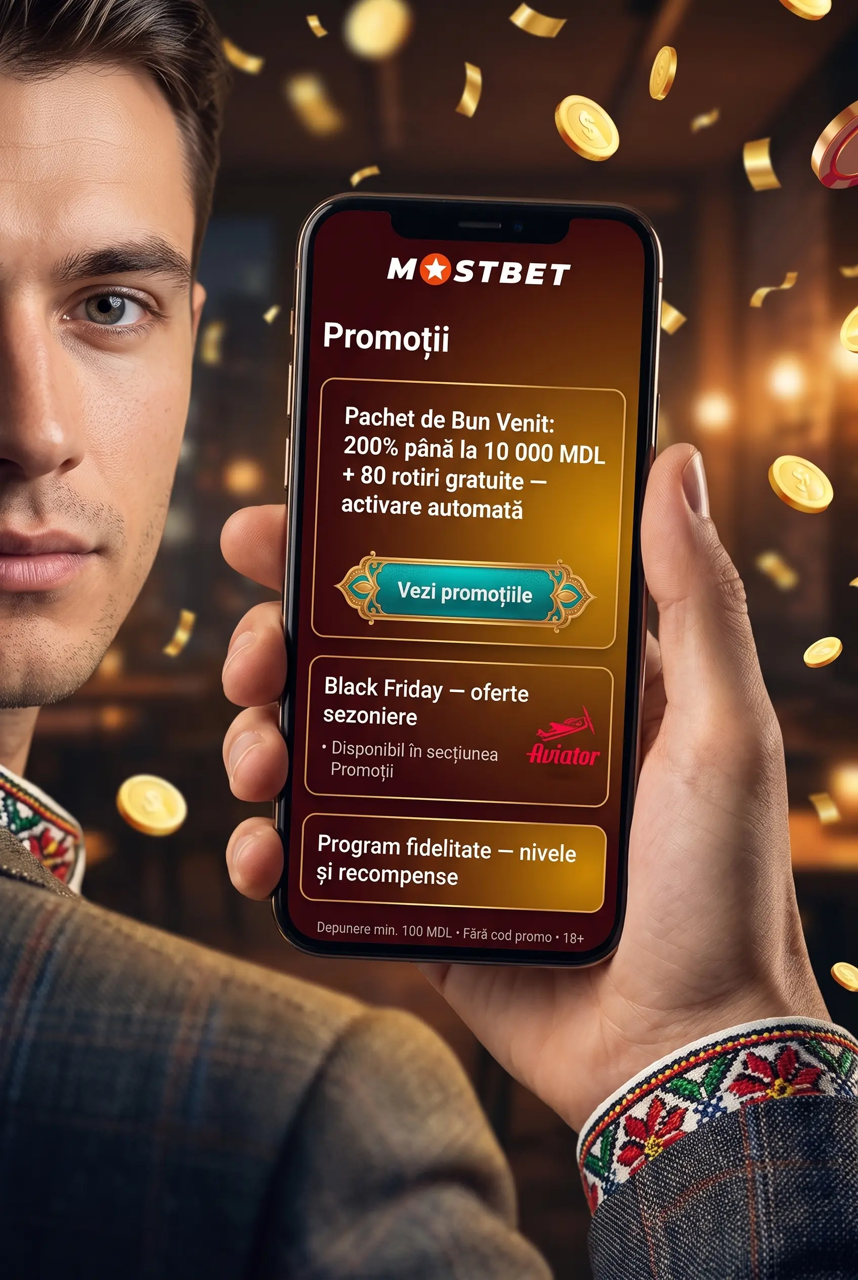 Promoții sezoniere și Black Friday la Mostbet