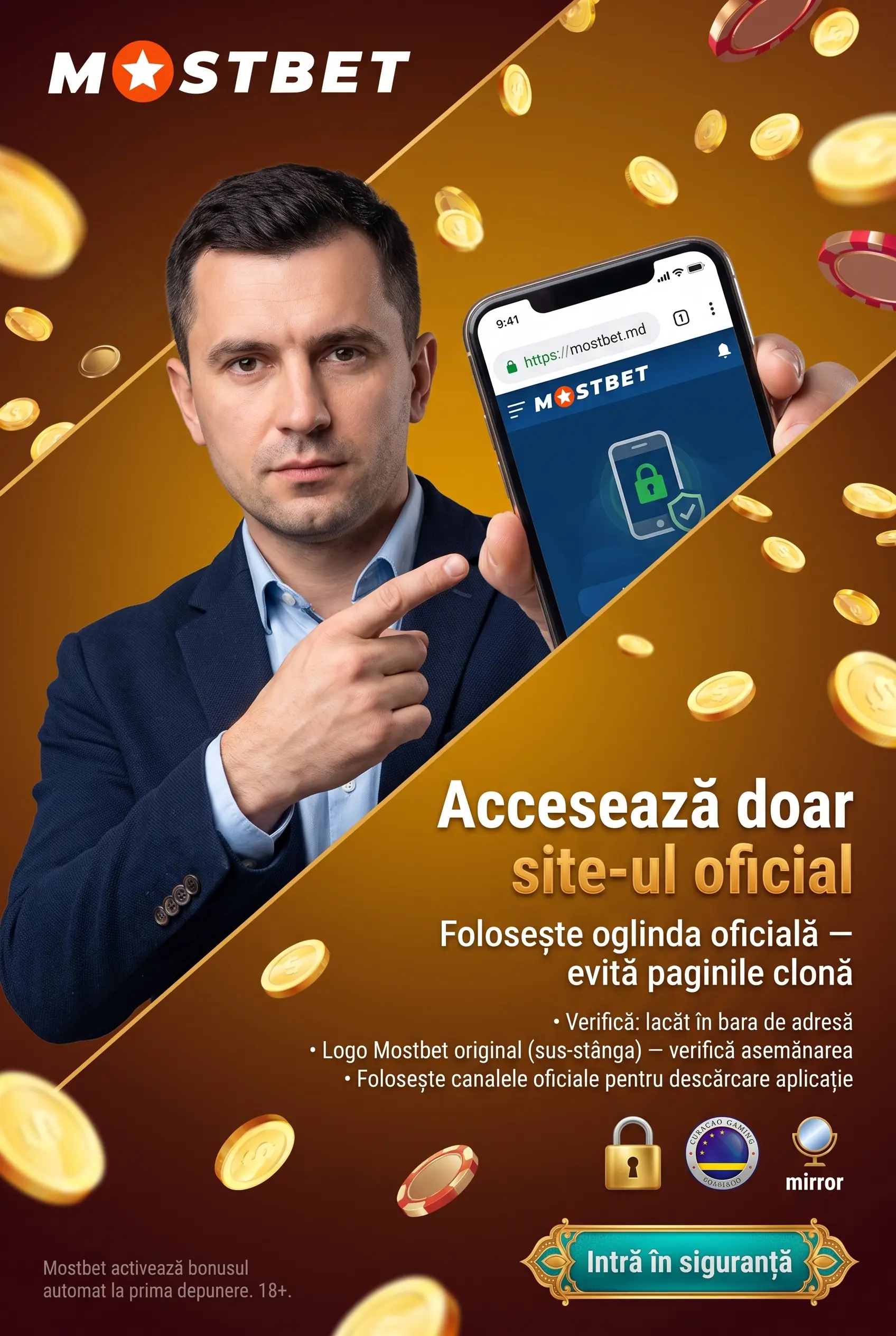 Site-ul oficial Mostbet și accesul la cont