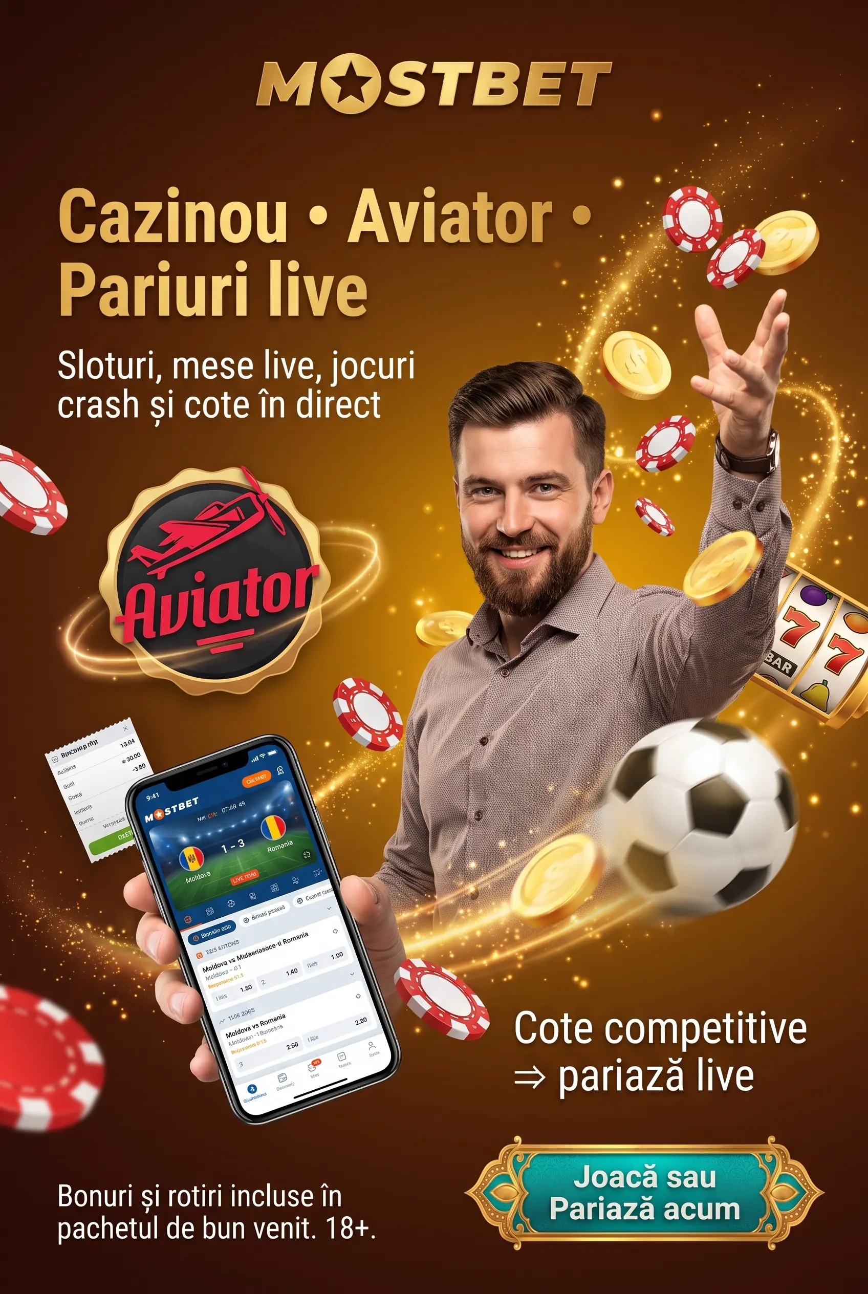 Cazino, Aviator și pariuri sportive